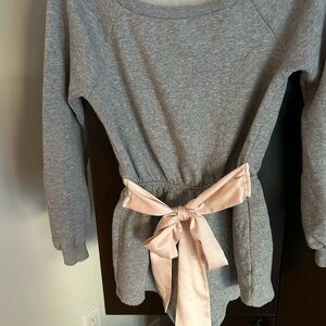 Victoria's Secret Gray and Black Sweater